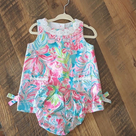 Lilly Pulitzer Dresses Lilly Pulitzer Baby Shift Dress And Bloomers